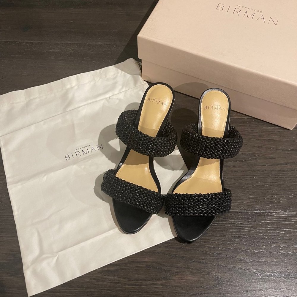 Alexandre Birman Alessia Woven Stiletto Sandals